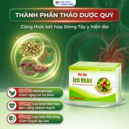 Viên hỗ trợ giảm huyết áp cao Hạ Áp Ích Nhân (4 vỉ x 10 viên) 3