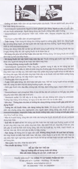 Thuốc xịt Hadocort-D Hà Tây điều trị các bệnh viêm mũi, viêm xoang (15ml)