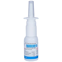 Thuốc xịt Hadocort-D Hà Tây điều trị các bệnh viêm mũi, viêm xoang (15ml)