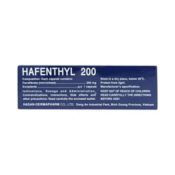 Thuốc Hafenthyl 200 Hasan điều trị tăng cholesterol máu (3 vỉ x 10 viên) 2