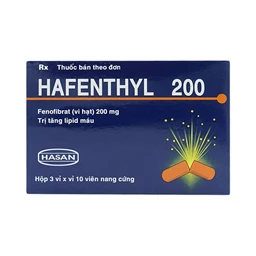 Thuốc Hafenthyl 200 Hasan điều trị tăng cholesterol máu (3 vỉ x 10 viên) 1