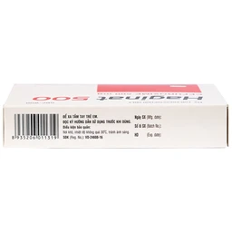Thuốc Haginat 500 DHG điều trị nhiễm khuẩn (2 vỉ x 5 viên)