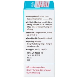 Thuốc nhỏ mắt Hameron hỗ trợ làm giảm khô mắt và làm chất bôi trơn khi sử dụng kính áp tròng (5ml)