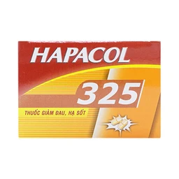 Thuốc Hapacol 325 DHG điều trị đau đầu, đau nửa đầu, đau răng (10 vỉ x 10 viên)