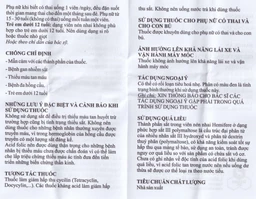 Viên nhai Hemifere 100mg phòng và điều trị bệnh thiếu máu do thiếu sắt và acid folic (3 vỉ x 10 viên)