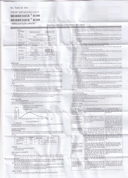 Thuốc Herbesser R100 điều trị tăng huyết áp vô căn, đau thắt ngực ổn định (10 vỉ x 10 viên)