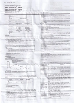 Thuốc Herbesser R200 điều trị tăng huyết áp vô căn, đau thắt ngực ổn định (10 vỉ x 10 viên)