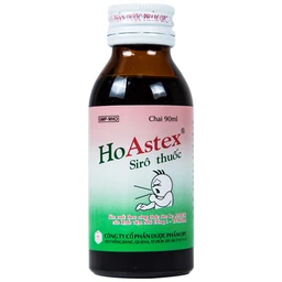 Siro HoAstex OPC điều trị ho, giảm ho trong viêm họng, viêm phế quản (90ml)