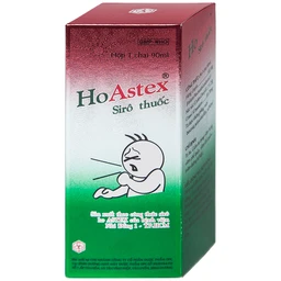 Siro HoAstex OPC điều trị ho, giảm ho trong viêm họng, viêm phế quản (90ml)