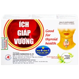 Viên uống giảm bướu cổ Ích Giáp Vương (3 vỉ x 10 viên)