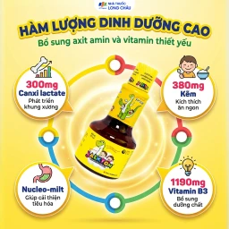 Siro Jalkton Growth For Children Cho-A cung cấp vitamin, khoáng chất, axit amin (400ml) 4