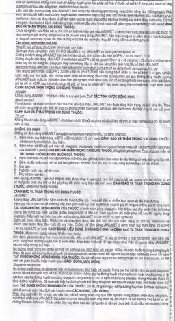 Viên nén Janumet 50mg/500mg MSD điều trị đái tháo đường típ 2 (4 vỉ x 7 viên)