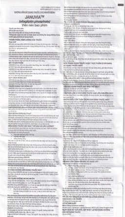 Viên nén Januvia 50mg MSD cải thiện kiểm soát đường huyết típ 2 (2 vỉ x 14 viên)