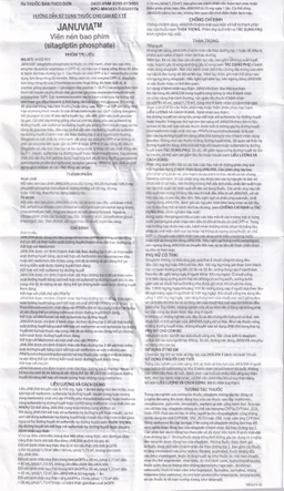 Viên nén Januvia 50mg MSD cải thiện kiểm soát đường huyết típ 2 (2 vỉ x 14 viên)