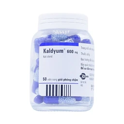 Thuốc Kaldyum 600mg Egis Pharma phòng ngừa, điều trị giảm kali huyết (50 viên)