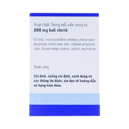 Thuốc Kaldyum 600mg Egis Pharma phòng ngừa, điều trị giảm kali huyết (50 viên)