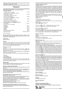 Thuốc Ketosteril Fresenius Kabi phòng ngừa và điều trị suy thận mạn (5 vỉ x 20 viên)