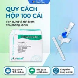 Kim luồn 22G/25mm Primaflon Lamed dễ dàng tiêm xuyên qua da và thành mạch (100 cái) 5