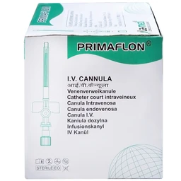 Kim luồn 22G/25mm Primaflon Lamed dễ dàng tiêm xuyên qua da và thành mạch (100 cái)