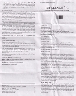 Gel bôi ngoài da Klenzit - C điều trị mụn trứng cá (15g)