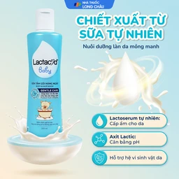 Sữa tắm gội cho bé Lactacyd Baby Gentle Care giảm rôm sảy, hăm kẽ (250ml) 3