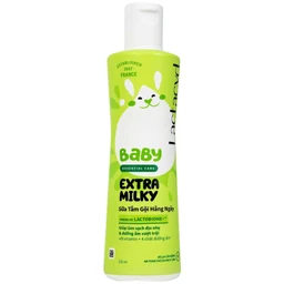 Sữa tắm gội cho bé Lactacyd Baby Extra Milky bảo vệ, nuôi dưỡng da và tóc (250ml)