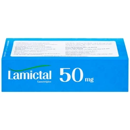 Viên nén Lamictal 50mg GSK điều trị động kinh và phòng ngừa bệnh rối loạn lưỡng cực (3 vỉ x 10 viên)