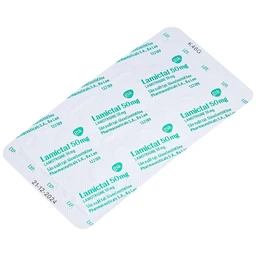 Viên nén Lamictal 50mg GSK điều trị động kinh và phòng ngừa bệnh rối loạn lưỡng cực (3 vỉ x 10 viên)