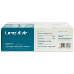 Thuốc Lamzidivir Stella hỗ trợ điều trị nhiễm HIV (5 vỉ x 6 viên)