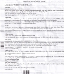 Viên nang Legalon 70 Madaus điều trị bệnh gan, nhiễm độc gan (10 vỉ x 10 viên)