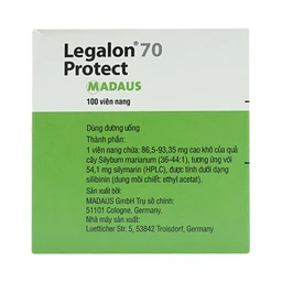 Viên nang Legalon 70 Madaus điều trị bệnh gan, nhiễm độc gan (10 vỉ x 10 viên)
