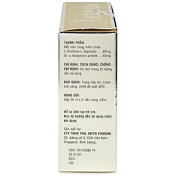 Viên nang mềm Lepatis Phil Inter hỗ trợ điều trị rối loạn chức năng gan (20 vỉ x 5 viên)