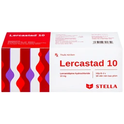 Viên nén Lercastad 10 Stella điều trị tăng huyết áp nguyên phát từ nhẹ đến trung bình (6 vỉ x 10 viên) 5