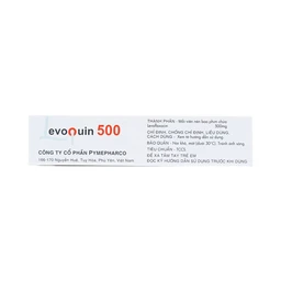 Thuốc Levoquin 500 Pymepharco điều trị các chứng nhiễm trùng (2 vỉ x 4 viên)