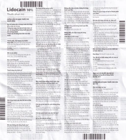 Thuốc phun mù Lidocain 10% Egis dùng trong chỉ định gây tê tại chỗ (38g)