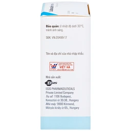 Thuốc phun mù Lidocain 10% Egis dùng trong chỉ định gây tê tại chỗ (38g)