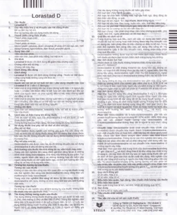 Viên nén Lorastad D 5mg Stella giảm viêm mũi dị ứng, mày đay (3 vỉ x 10 viên)