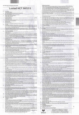 Thuốc Lostad HCT 50/12.5 Stella điều trị tăng huyết áp, giảm nguy cơ đột quỵ (3 vỉ x 10 viên) 