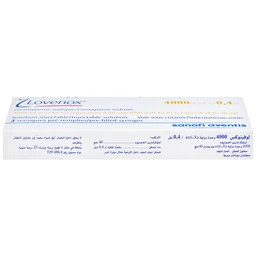 Dung dịch tiêm Lovenox 4000 anti-Xa IU/0.4 ml điều trị dự phòng bệnh thuyên tắc huyết khối tĩnh mạch (2 ống)