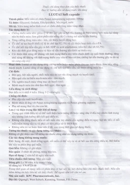 Thuốc Luotai Kunming điều trị đột quỵ, liệt nửa người (30 viên)