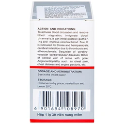 Thuốc Luotai Kunming điều trị đột quỵ, liệt nửa người (30 viên)