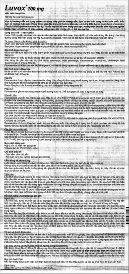 Viên nén Luvox 100mg Abbott điều trị trầm cảm, rối loạn trầm cảm (2 vỉ x 15 viên)