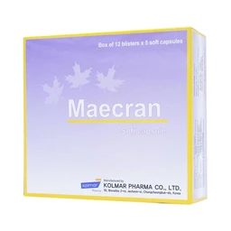 Viên nang mềm Maecran Kolmar Pharma chống lão hóa, cung cấp vitamin (12 vỉ x 5 viên)
