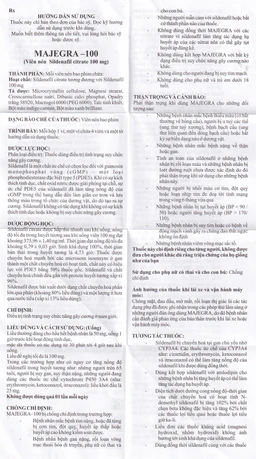 Viên nén Majegra-100 Synmedic điều trị tình trạng suy chức năng gây cương ở nam giới (1 vỉ x 4 viên)