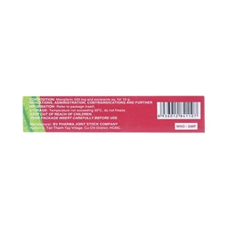 Kem bôi da Mangoherpin 5% BV Pharma để điều trị các dạng bệnh cấp tính và tái phát do virus Herpes (10g)