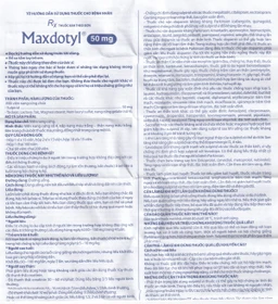 Viên nang cứng Maxdotyl 50mg Domesco điều trị chứng lo âu ở người lớn (2 vỉ x 15 viên)
