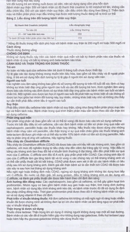 Thuốc Mecefix-B.E 150mg Merap điều trị nhiễm khuẩn đường tiết niệu, viêm tai giữa (2 vỉ x 10 viên)