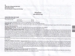 Viên đặt âm đạo Meclon Doppel Pharma điều trị viêm cổ tử cung, âm đạo (2 vỉ x 5 viên)