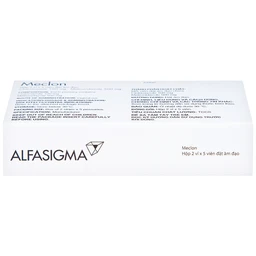 Viên đặt âm đạo Meclon Doppel Pharma điều trị viêm cổ tử cung, âm đạo (2 vỉ x 5 viên)