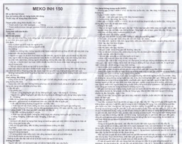 Viên nén Meko INH 150 Mekophar phòng và điều trị lao phổi (100 viên)